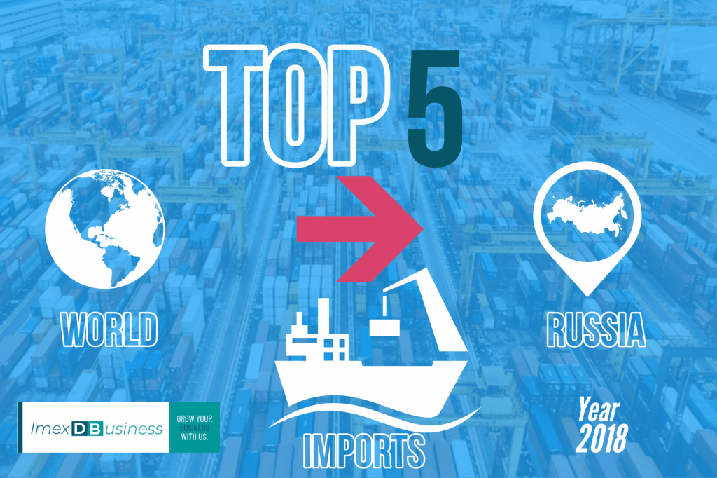 Top 5 imports Russia year 2018!