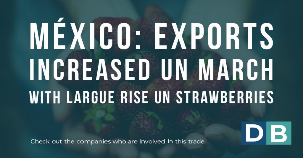 Mexico: Exports increased in March with large rise in strawberries